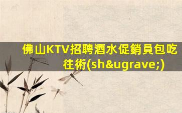 佛山KTV招聘酒水促銷員包吃往術(shù)