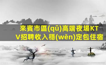 來賓市區(qū)高端夜場KTV招聘收入穩(wěn)定包住宿