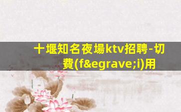 十堰知名夜場ktv招聘-切費(fèi)用