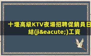 十堰高級KTV夜場招聘促銷員日結(jié)工資15起步非中介直招