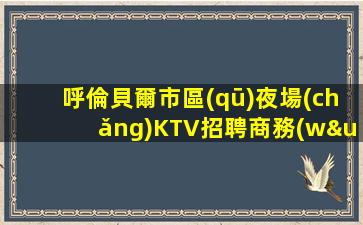 呼倫貝爾市區(qū)夜場(chǎng)KTV招聘商務(wù)酒水促銷(xiāo)日結(jié)