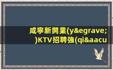 咸寧新開業(yè)KTV招聘強(qiáng)推新人
