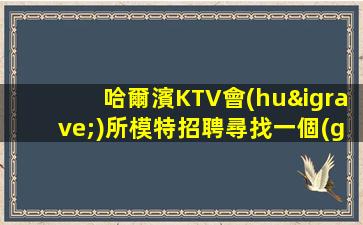 哈爾濱KTV會(huì)所模特招聘尋找一個(gè)實(shí)現(xiàn)個(gè)人夢(mèng)想與企業(yè)發(fā)展的舞臺(tái)