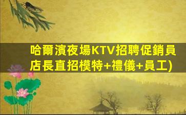 哈爾濱夜場KTV招聘促銷員店長直招模特+禮儀+員工)
