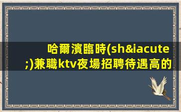 哈爾濱臨時(shí)兼職ktv夜場招聘待遇高的場所