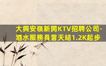 大興安嶺新開KTV招聘公司-酒水服務員當天結1.2K起步