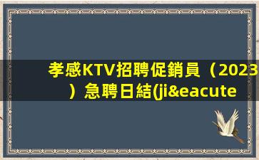 孝感KTV招聘促銷員（2023）急聘日結(jié)不收費