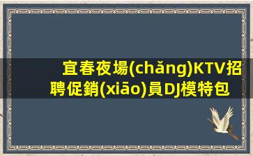 宜春夜場(chǎng)KTV招聘促銷(xiāo)員DJ模特包吃住