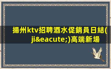 揚州ktv招聘酒水促銷員日結(jié)高端新場KTV缺人