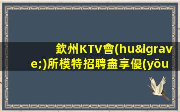 欽州KTV會(huì)所模特招聘盡享優(yōu)厚福利待遇.開(kāi)啟模特職業(yè)發(fā)展新篇