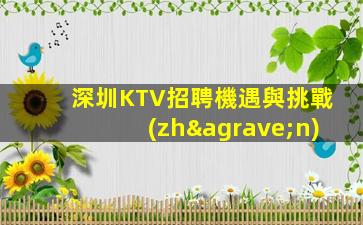 深圳KTV招聘機遇與挑戰(zhàn)