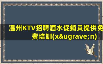 溫州KTV招聘酒水促銷員提供免費培訓(xùn)類