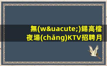 無(wú)錫高檔夜場(chǎng)KTV招聘月收入高