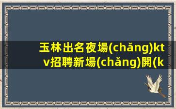 玉林出名夜場(chǎng)ktv招聘新場(chǎng)開(kāi)業(yè)招兵買馬.期待您的加入