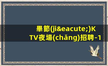 畢節(jié)KTV夜場(chǎng)招聘-15/場(chǎng)生意穩(wěn)定2023創(chuàng)造就業(yè)機(jī)會(huì)
