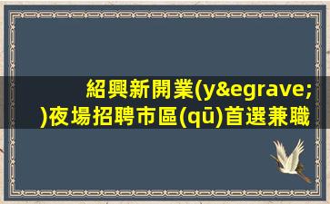 紹興新開業(yè)夜場招聘市區(qū)首選兼職日結(jié)