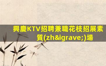 興慶KTV招聘兼職花枝招展素質(zhì)場