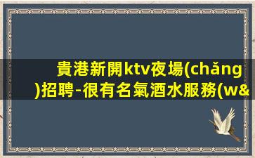 貴港新開ktv夜場(chǎng)招聘-很有名氣酒水服務(wù)員