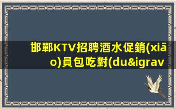 邯鄲KTV招聘酒水促銷(xiāo)員包吃對(duì)