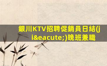 銀川KTV招聘促銷員日結(jié)晚班兼職