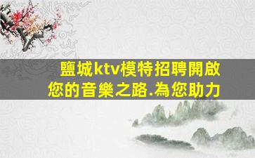 鹽城ktv模特招聘開啟您的音樂之路.為您助力